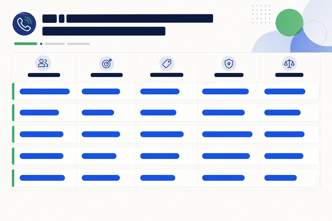 VoIP Calling Service Provider Shortlist - editorial infographic supporting the article.