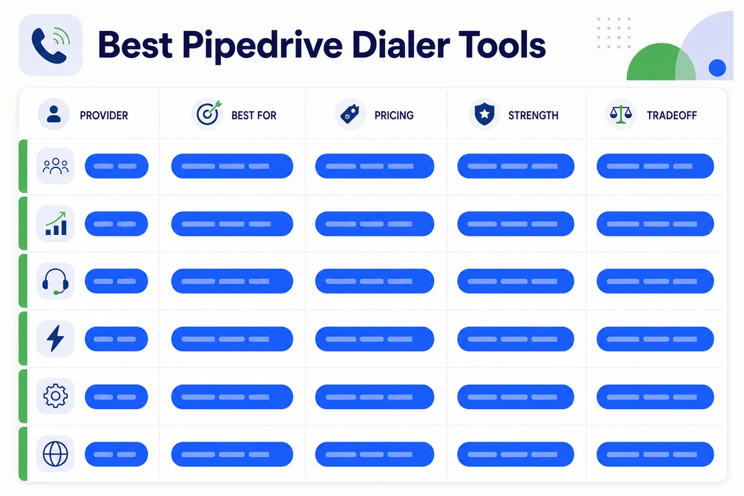 Best Pipedrive Dialer Tools - editorial infographic supporting the article.