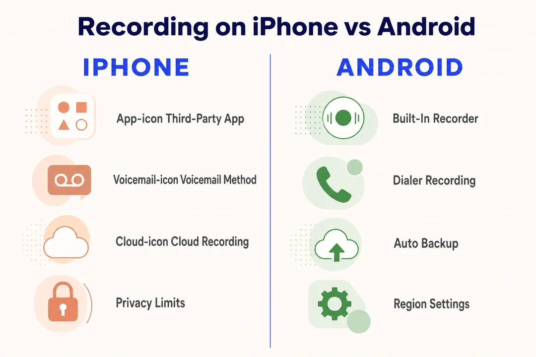 iPhone 与安卓手机录音对比——支持本文的编辑信息图